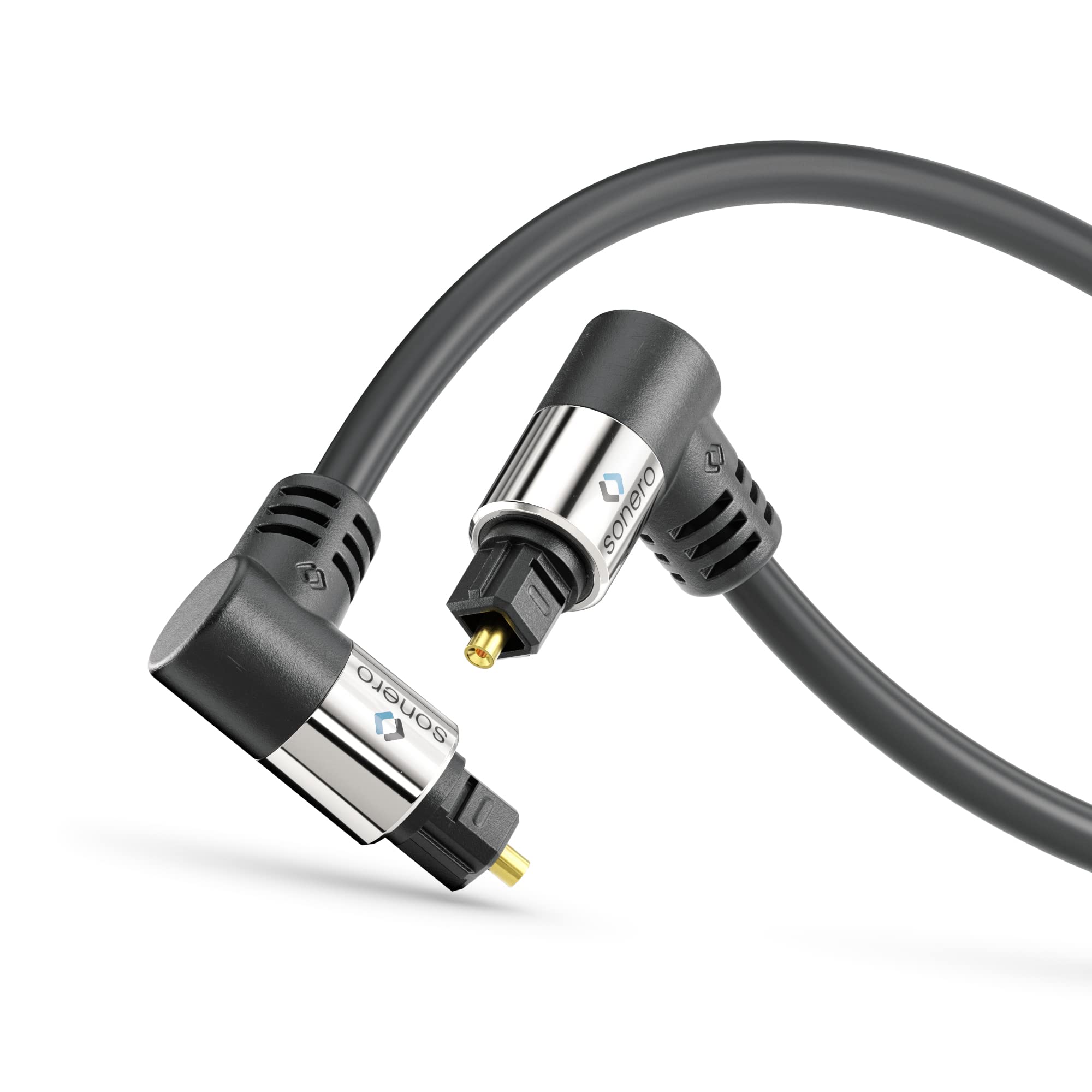 Sonero Optisches Audio Kabel 2x90° 1,0m