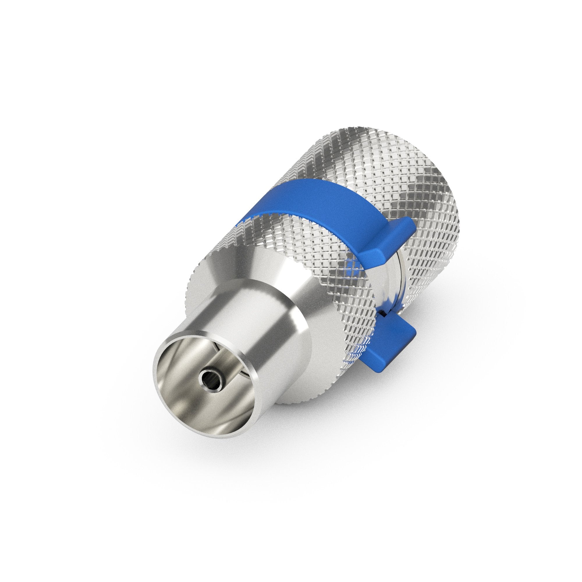 Sonero, IEC-Stecker für Sat-Kabel, Antennen-Kabel, Koaxial-Kabel mit ⌀ 6,5-7,5 mm, einfache Selbst-Konfektionierung, chrom, 6er-Set