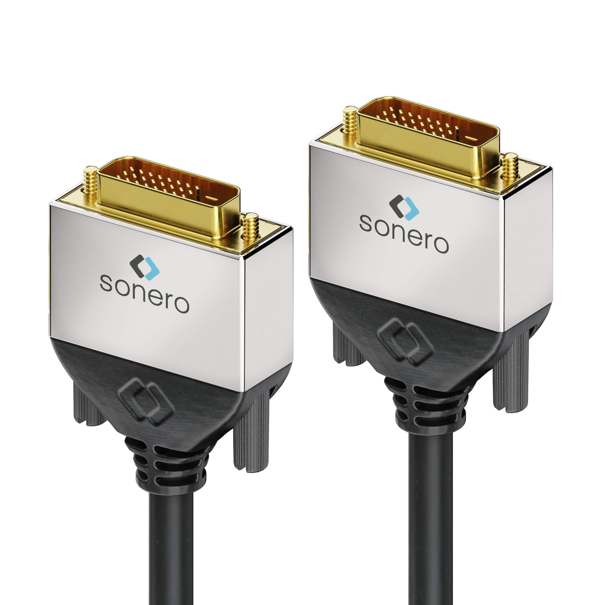 Sonero DVI-Kabel Premium, 7,5 m, Dual Link, Stecker/Stecker (24+1)