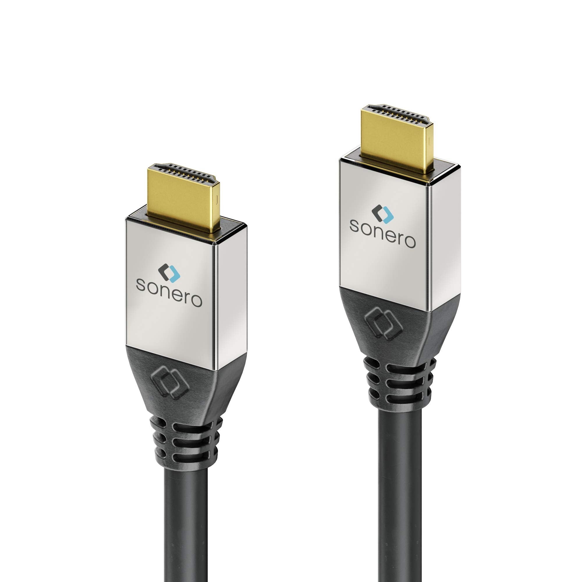 Sonero Premium Aktives High Speed HDMI Kabel mit Ethernet, 20,0m, UltraHD / 4K / 60Hz, 18Gbps, schwarz