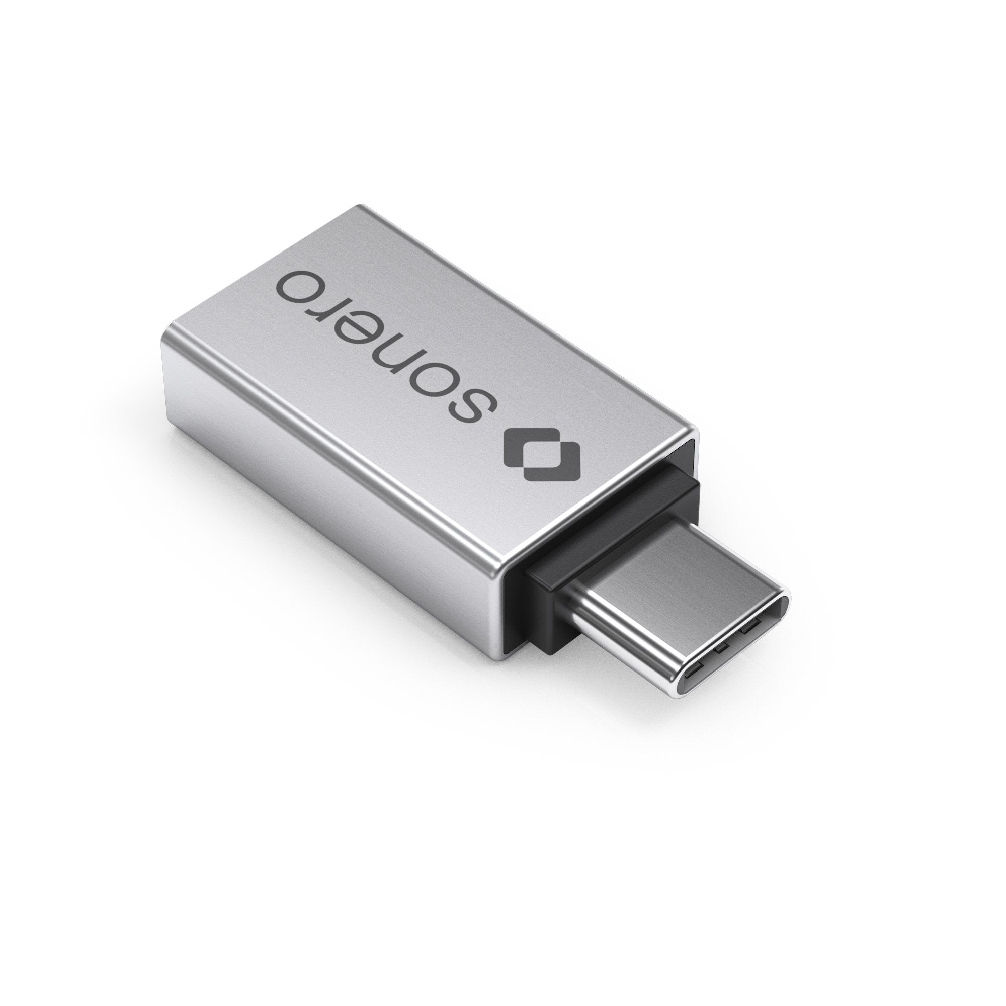 Sonero USB-Adapter (USB-C Stecker auf USB-A Buchse) alu/silber