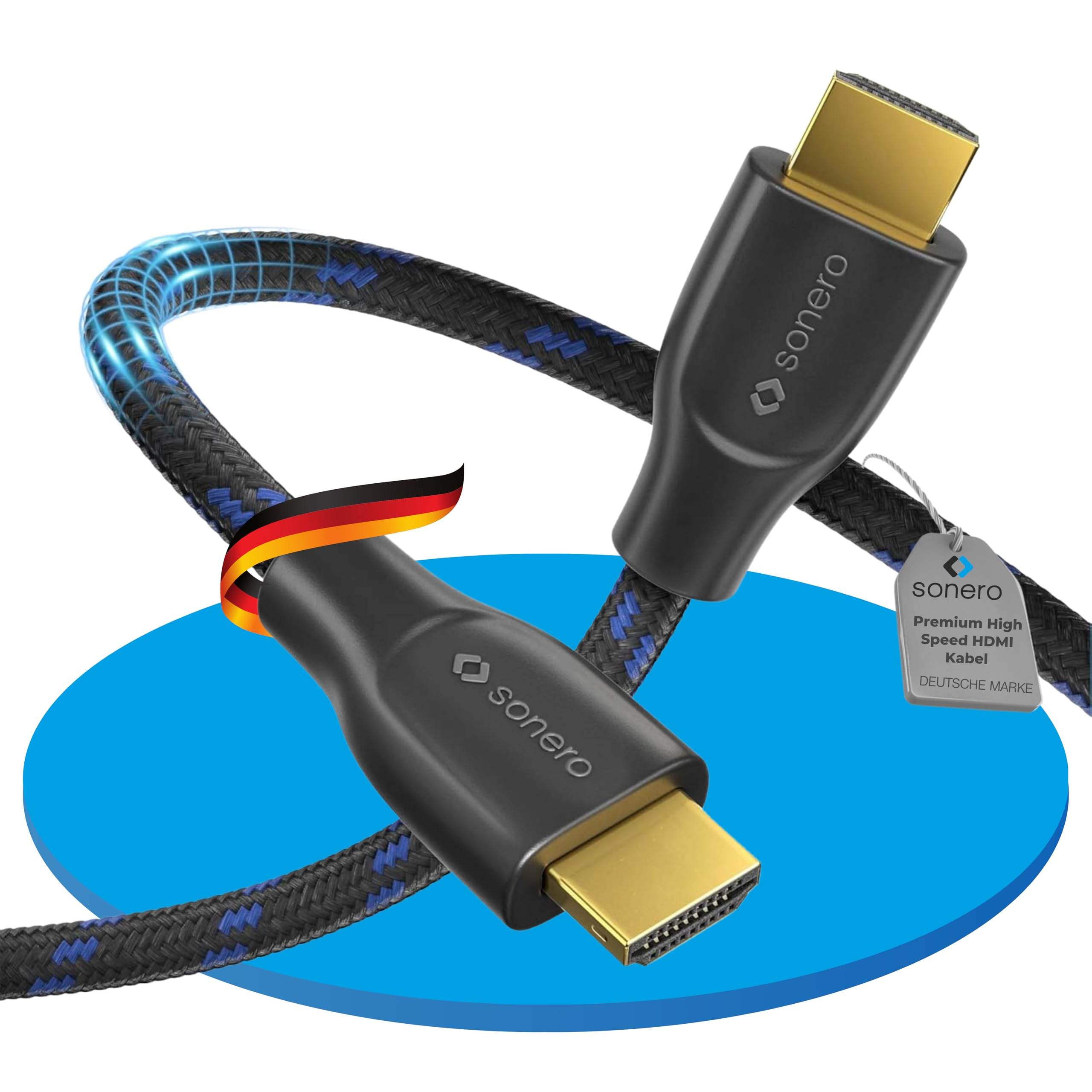 sonero Premium High Speed HDMI Kabel mit Ethernet - 1,50m