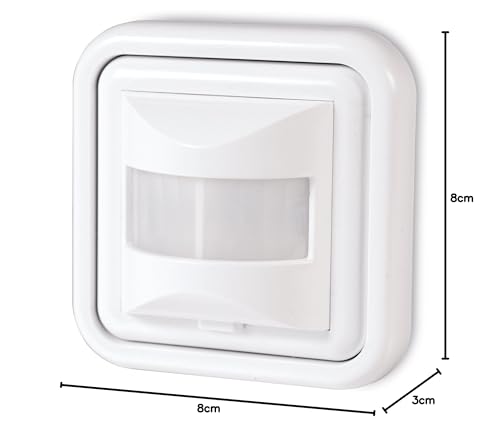 sonero IMS050 Infrarot-Bewegungsmelder – Innenmontage, weiß, Schutzklasse: IP20, 160° / 9m Arbeitsfeld