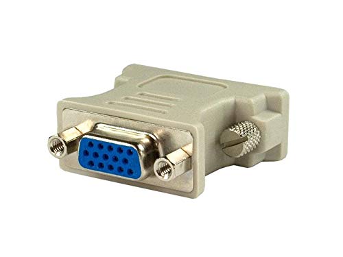 adaptare 20109 Analoger Monitoradapter DVI-D-Stecker VGA-Kupplung (24+1-polig männlich/15-polig weiblich)