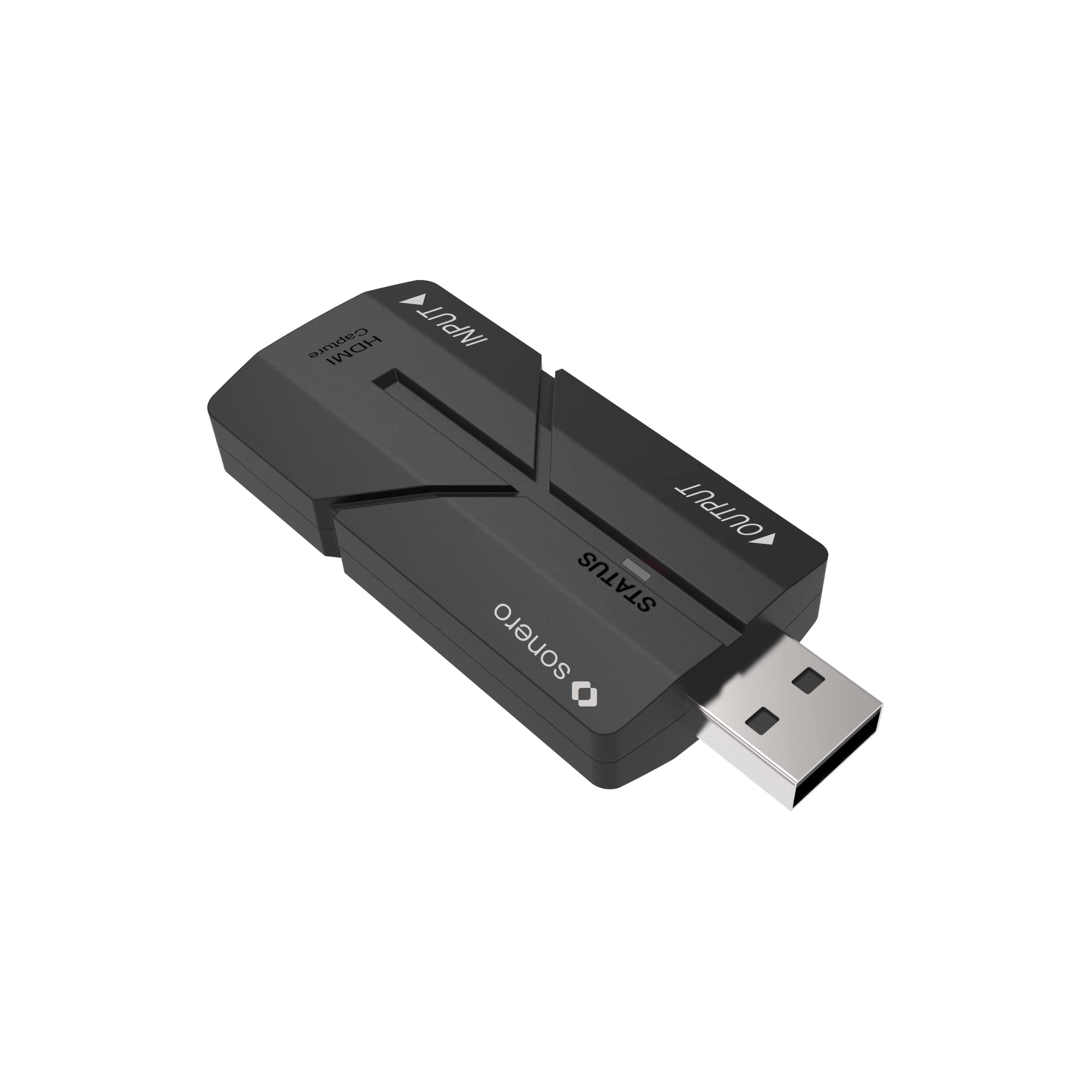 Sonero Video-Aufnahme-Capture-Dongle HDMI zu USB - Eingang bis zu 4K@30Hz | Ausgang bis zu 1080p@60Hz | HDMI 1.4 und HDCP 1.4 konform, X-AVT200
