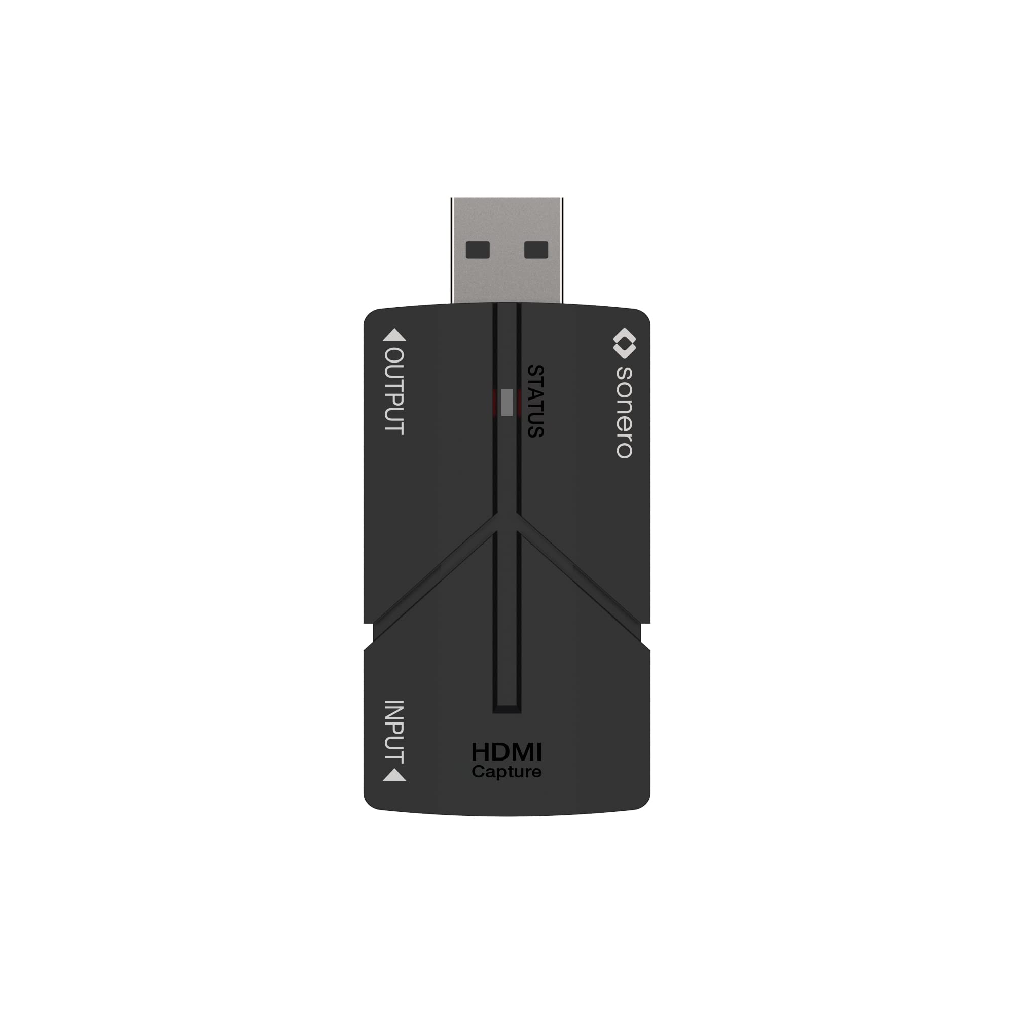 Sonero Video-Aufnahme-Capture-Dongle HDMI zu USB - Eingang bis zu 4K@30Hz | Ausgang bis zu 1080p@60Hz | HDMI 1.4 und HDCP 1.4 konform, X-AVT200