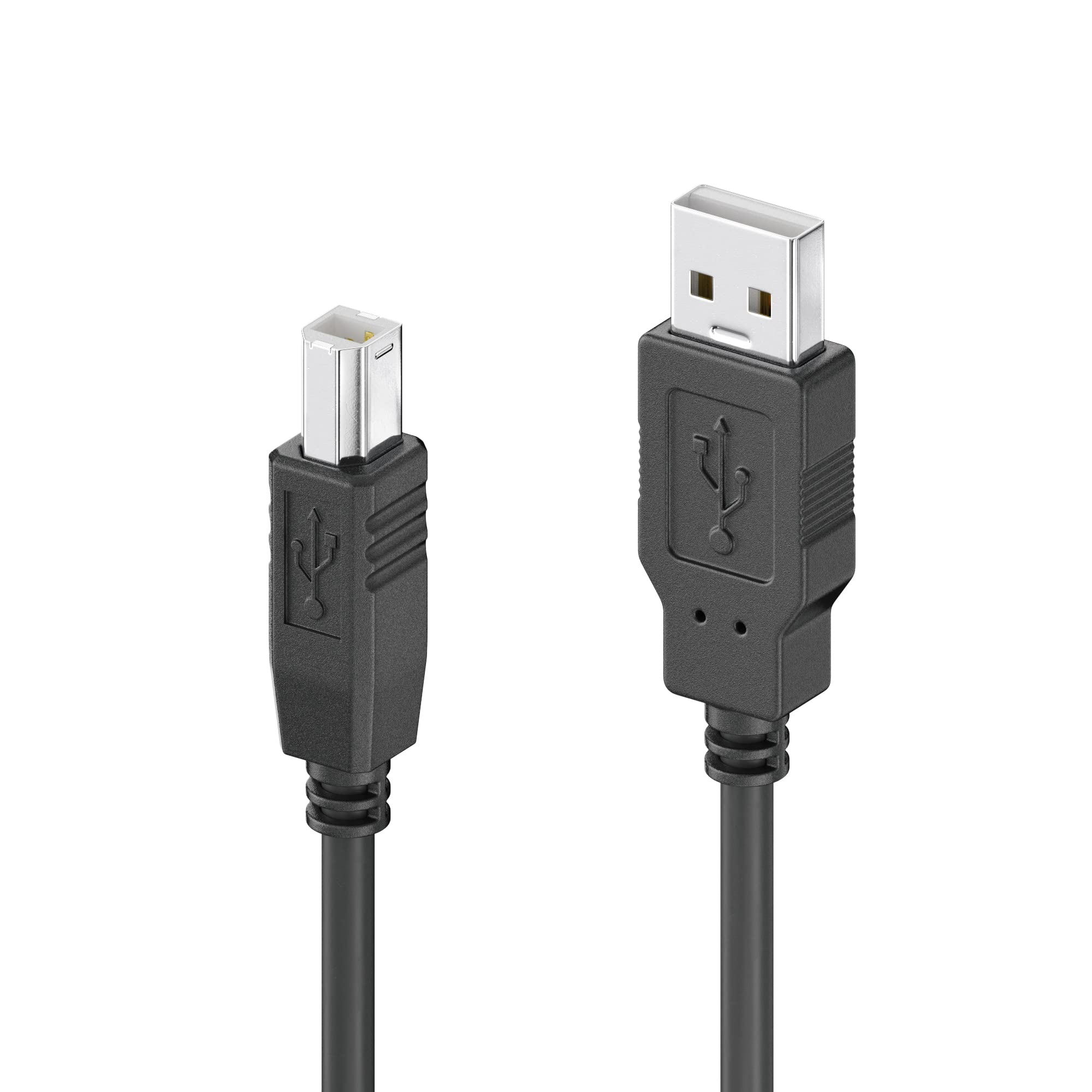 Sonero® USB 2.0 Kabel, Verbindungskabel, Druckerkabel, A-Stecker auf B-Stecker, 480 Mbit/s, schwarz, 1,00m