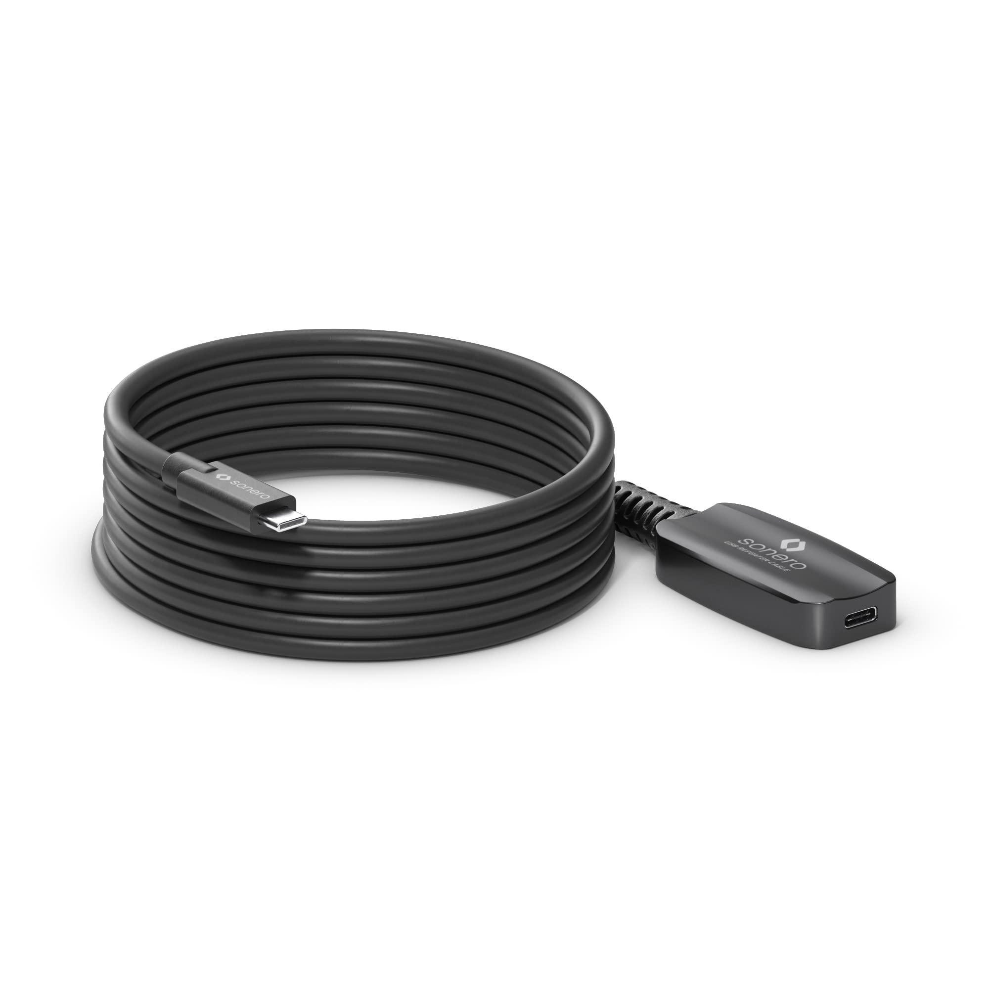 Sonero USB 3.2 Gen1x1 Aktive Verlängerung - C/C - schwarz - 5,00m