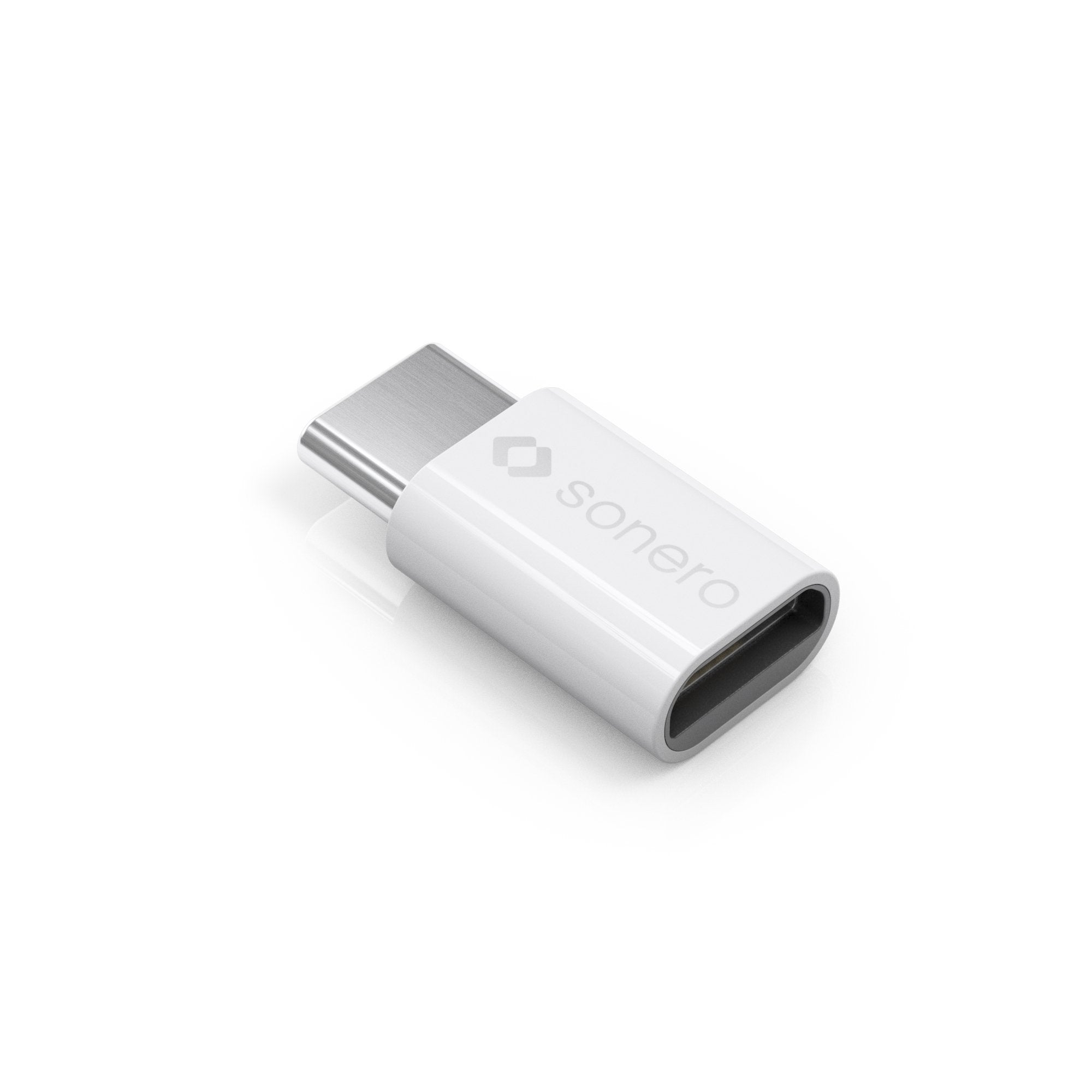 Sonero X-UA112 USB-Adapter (USB-C Stecker auf Micro USB-Buchse) weiß