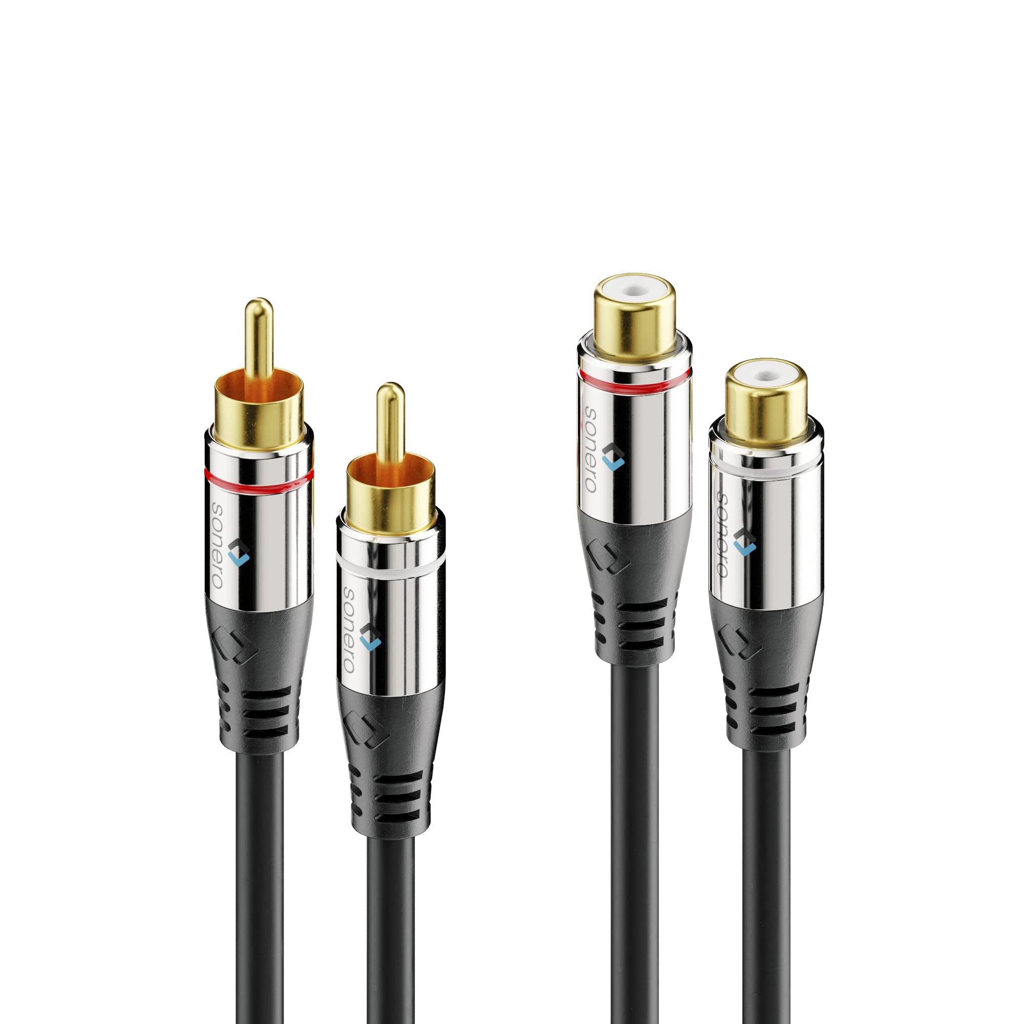 Sonero 2x Cinch Stereo Verlängerung 5,0m