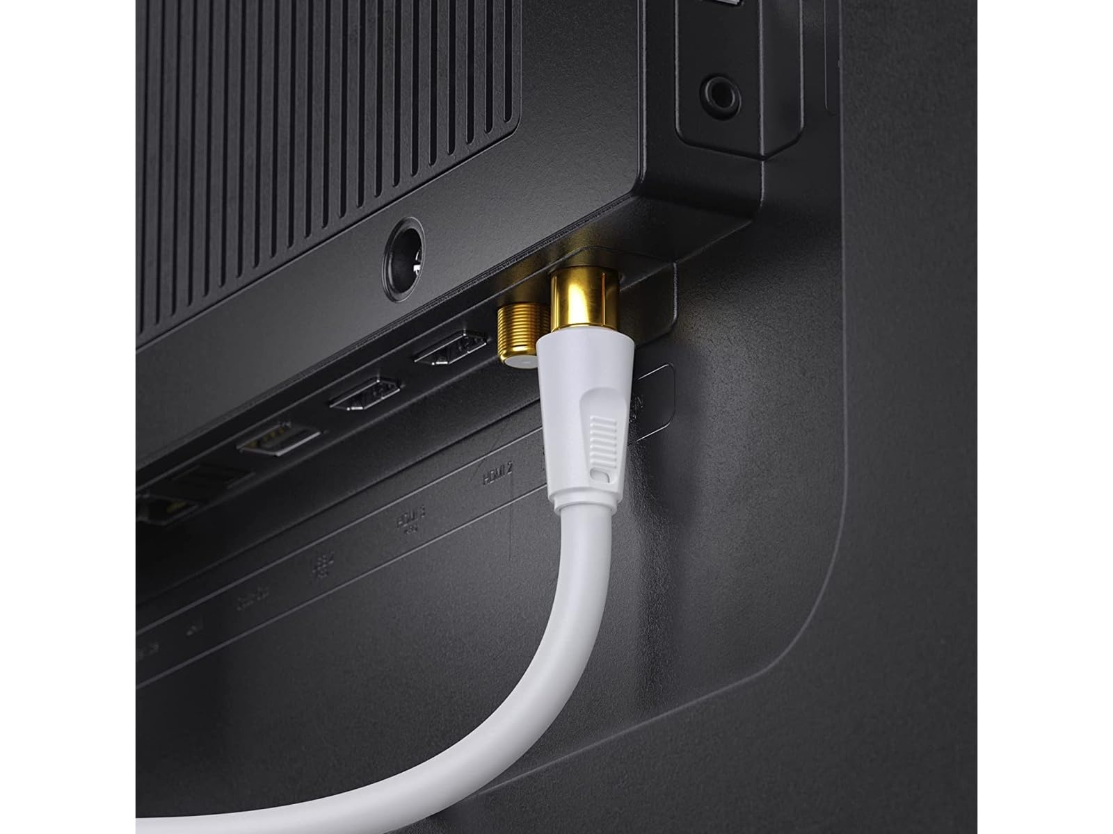 sonero Antennenkabel SAT Kabel Koaxialkabel Satelitenkabel mit Ferrite TV 4fach geschirmt, für HDTV, Receiver, Internet, Satelit, DAB, Radio, 5,0m