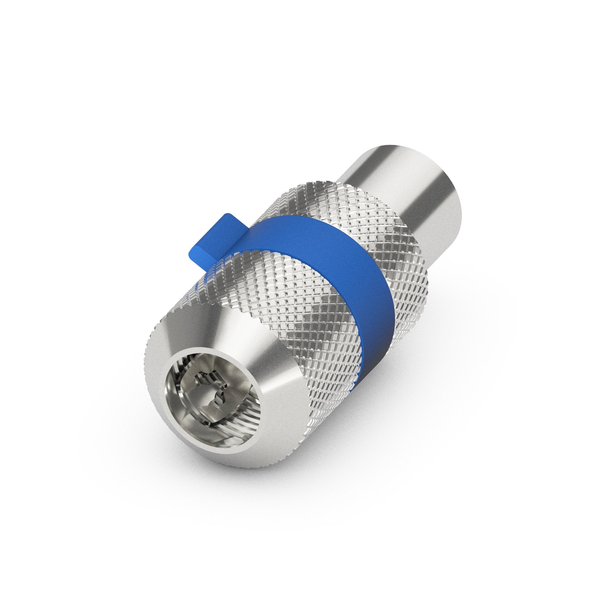 Sonero, IEC-Stecker für Sat-Kabel, Antennen-Kabel, Koaxial-Kabel mit ⌀ 6,5-7,5 mm, einfache Selbst-Konfektionierung, chrom, 6er-Set