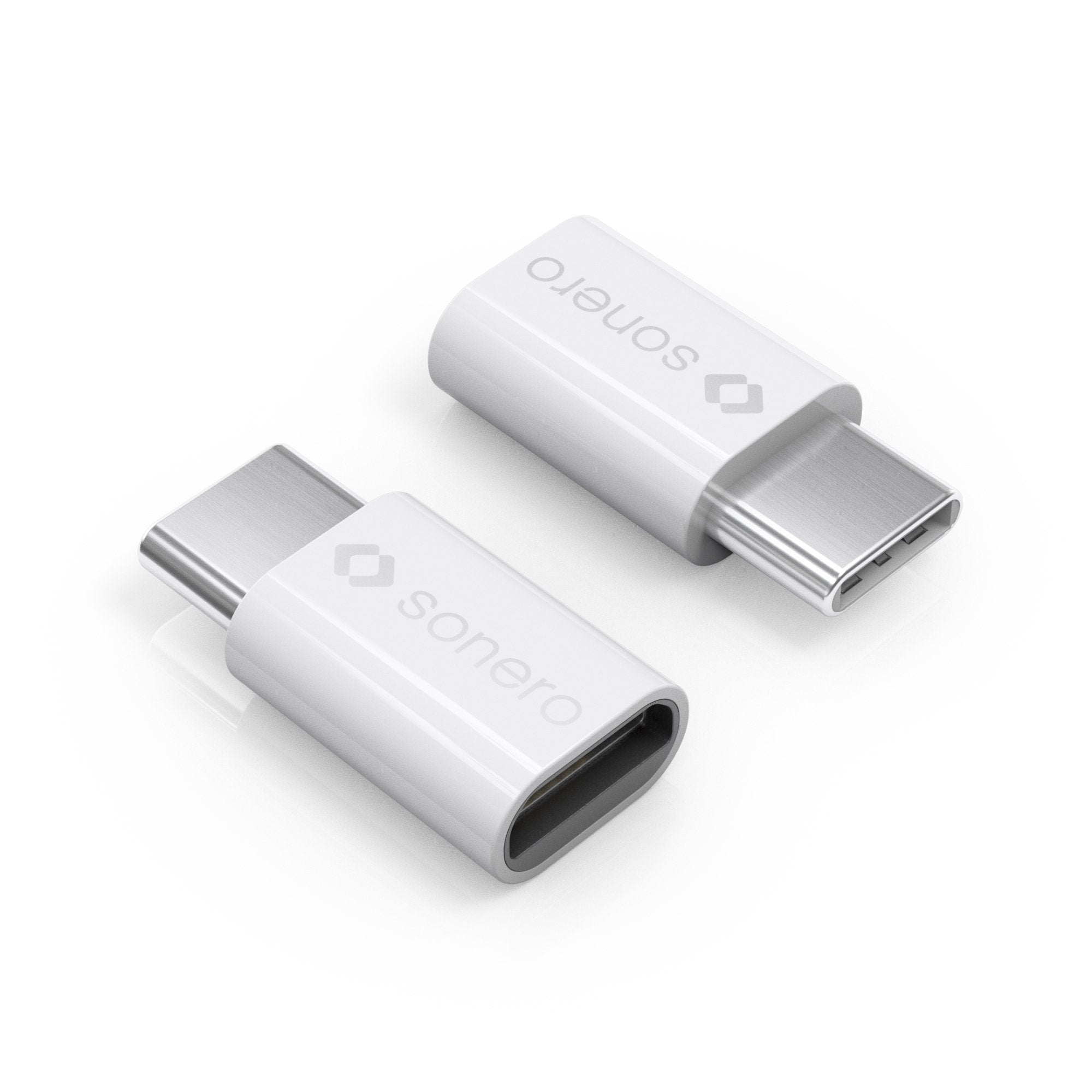 Sonero X-UA112 USB-Adapter (USB-C Stecker auf Micro USB-Buchse) weiß